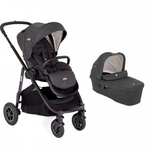 Poussette duo versatrax + nacelle ramble xl shale noir Joie