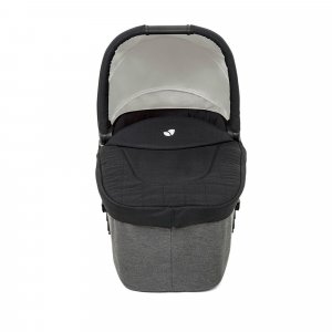 Poussette trio chrome + siège auto i-gemm 3 + nacelle chrome shale noir Joie