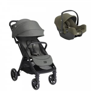 Poussette duo parcel lx signature evergreen + siège auto i-snug 2 fern vert Joie