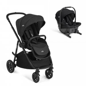 Poussette duo versatrax raven + siège auto sprint eclipse Joie