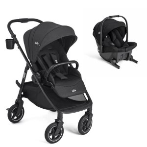 Poussette duo versadrift raven + siège auto sprint eclipse Joie