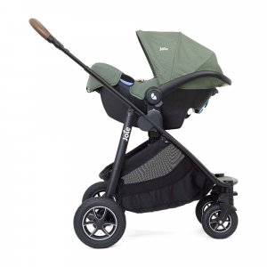 Poussette duo versatrax + siège auto i-snug 2 laurel vert Joie