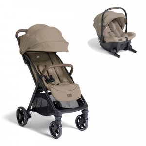 Poussette duo parcel lx signature + siège auto sprint sandstone beige Joie