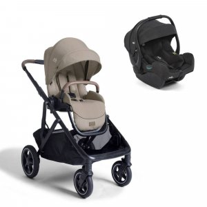 Poussette duo versiti sandstone + siège auto i-gemm 3 raven Joie