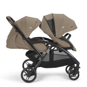 Poussette duo evalite double cashew + siège auto i-gemm 3 raven Joie