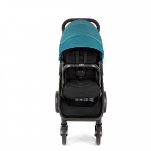 Poussette duo evalite double capri bleu + siège auto i-snug 2 shale noir Joie