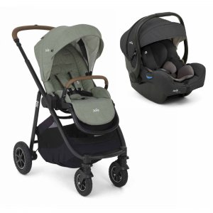 Poussette duo versatrax laurel vert + siège auto i-gemm 3 shale noir Joie