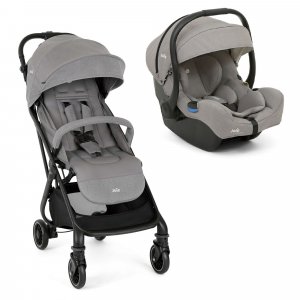 Poussette duo tourist pebble + siège auto i-gemm 3 pebble Joie