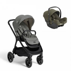 Poussette duo finiti evergreen + siège auto i-snug 2 fern Joie