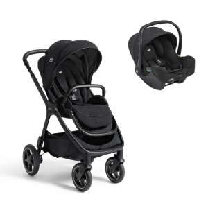 Poussette duo finiti eclipse + siège auto i-snug 2 raven Joie