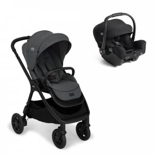Poussette duo finiti ebony + siège auto i-starter eclipse Joie