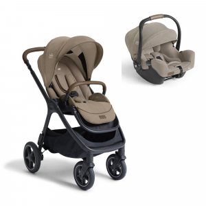Poussette duo finiti + siège auto i-starter sandstone Joie