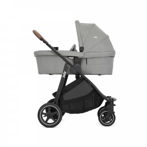 Poussette duo versatrax + siège auto i-snug 2 pebble gris Joie