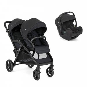 Poussette duo evalite double shale + siège auto i-gemm 3 raven Joie