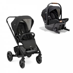 Poussette duo chrome + siège auto sprint Joie