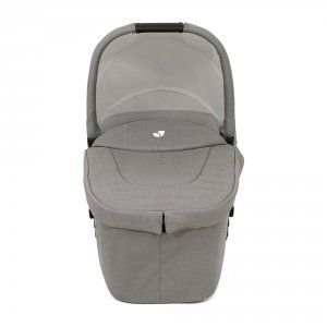 Poussette duo chrome + nacelle chrome pebble gris Joie