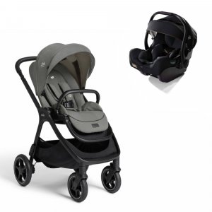 Poussette duo finiti evergreen + siège auto i-jemini eclipse vert / noir Joie
