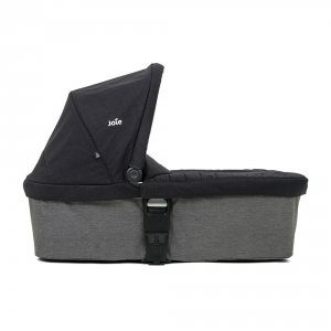 Poussette duo chrome + nacelle chrome shale noir Joie