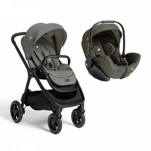 Poussette duo finiti + siège auto i-level pro evergreen vert Joie