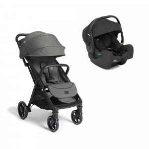 Poussette duo parcel lx signature evergreen vert + siège auto i-gemm 3 shale noir Joie