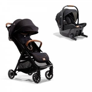 Poussette duo parcel signature + siège auto sprint eclipse noir Joie