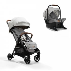 Poussette duo parcel signature + siège auto sprint oyster blanc Joie