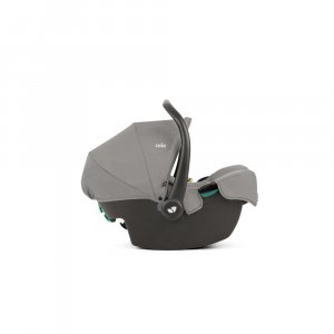 Poussette duo evalite double + siège auto i-snug 2 pebble gris Joie