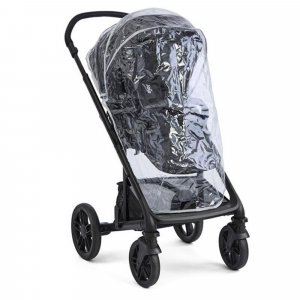 Poussette duo chrome 2 raven + siège auto i-level pro eclipse noir Joie