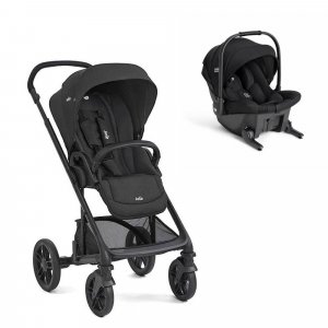 Poussette duo chrome 2 raven + siège auto sprint eclipse Joie