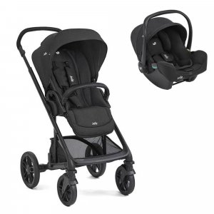 Poussette duo chrome 2 + siège auto i-snug 2 raven Joie