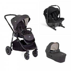 Poussette trio versatrax + siège auto sprint + nacelle ramble xl Joie