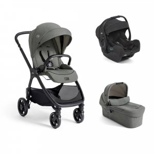 Poussette trio valora + siège auto i-gemm 3 raven + nacelle ramble xl evergreen Joie