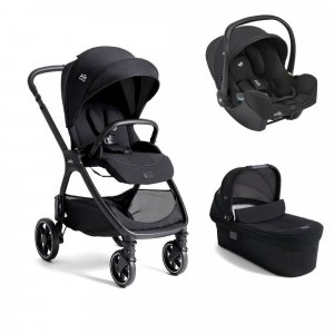 Poussette trio valora + siège auto i-snug 2 raven + nacelle ramble xl eclipse Joie