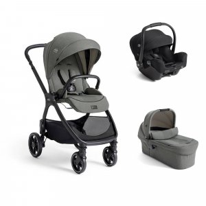 Poussette trio valora + siège auto i-starter eclipse + nacelle ramble xl evergreen Joie