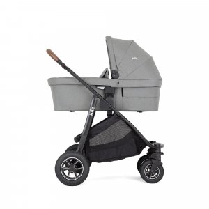 Poussette trio versatrax pebble gris + siège auto i-jemini eclipse noir + nacelle ramble xl pebble Joie