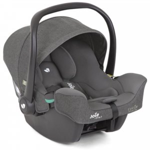 Poussette trio versatrax + siège auto i-snug 2 + nacelle ramble xl shell gray gris Joie