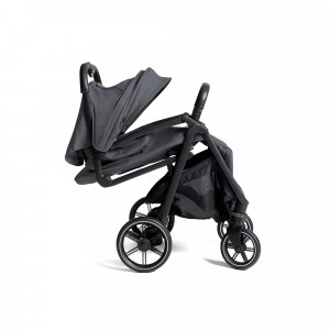 Poussette trio parcel lx signature ebony + siège auto i-snug 2 raven + nacelle ramble shale Joie