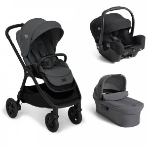 Poussette trio finiti + siège auto i-starter eclipse + nacelle ramble xl ebony Joie