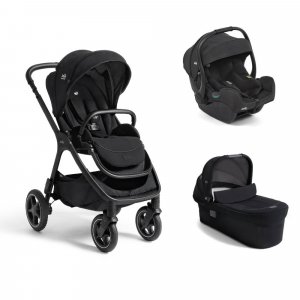 Poussette trio finiti signature + siège auto i-gemm 3 raven + nacelle ramble signature xl eclipse Joie