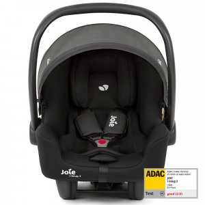 Poussette trio versiti eclipse + siège auto i-snug 2 shale + nacelle ramble xl eclipse noir Joie