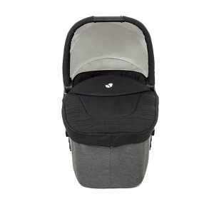 Poussette trio chrome + siège auto i-snug 2 + nacelle chrome shale noir Joie