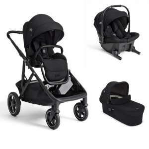Poussette trio versiti + siège auto sprint + nacelle ramble xl signature eclipse noir Joie