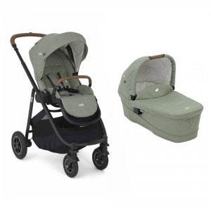 Poussette duo versatrax + nacelle ramble xl laurel vert Joie