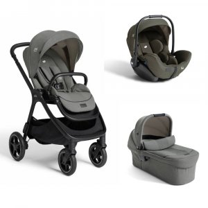 Poussette trio finiti + siège auto i-level pro + nacelle ramble xl evergreen vert Joie