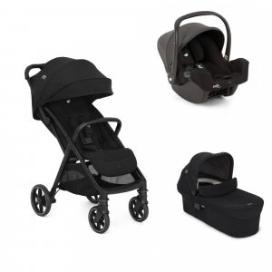Poussette trio parcel lx signature eclipse + siège auto i-snug 2 shale + nacelle ramble xl eclipse noir Joie