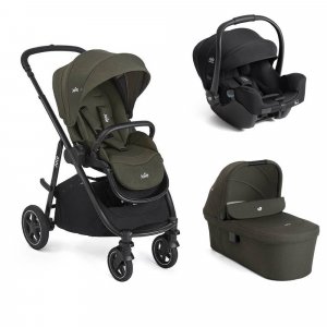 Poussette trio versatrax + siège auto i-starter eclipse + nacelle ramble xl fern Joie