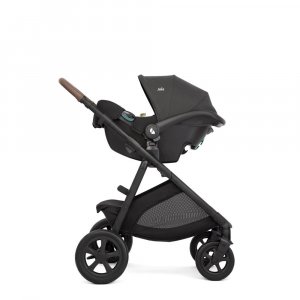 Poussette trio alore shale + siège auto i-jemini eclipse + nacelle ramble xl shale noir Joie