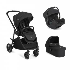 Poussette trio versatrax + siège auto i-gemm 3 + nacelle ramble xl raven Joie