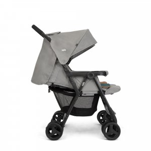 Poussette double aire twin pebble gris Joie