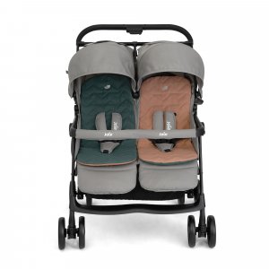 Poussette double aire twin pebble gris Joie